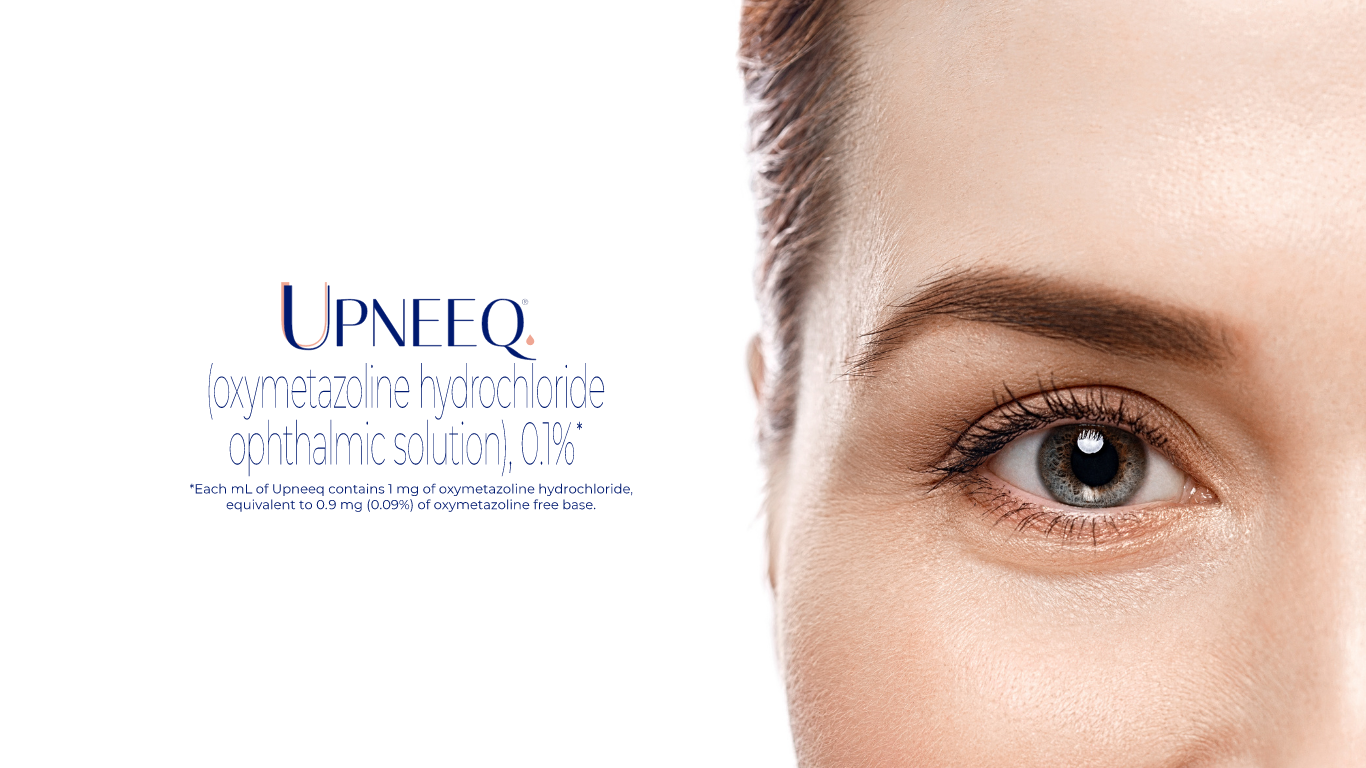 Upneeq is a once-daily prescription eyedrop