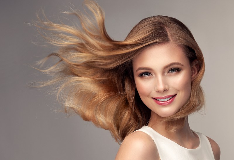 Portrait of Blond Haired Woman