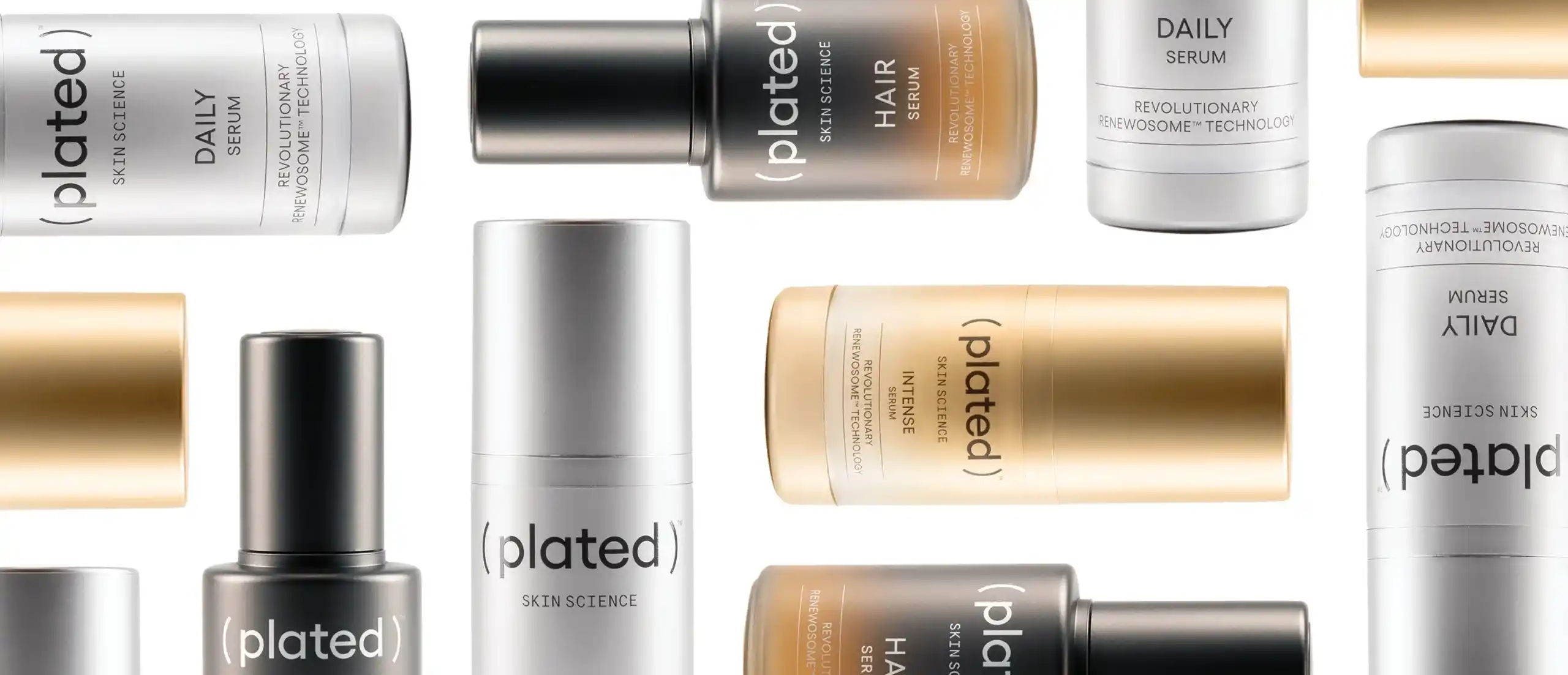 Plated exosome skincare product from Renew Science in Dallas, TX
